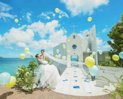 ルネッサンス リベーラ教会 旅するウェディング 沖縄で結婚しましょう そして旅をしましょう